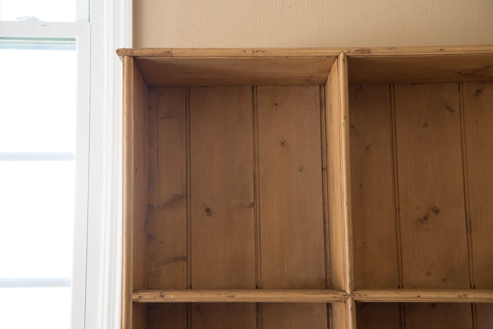 Antique Pine Cube Shelving Unit EBTH